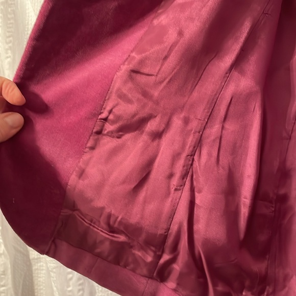 Lauren Jean Co LRL Ralph Lauren velvet blazer size 10 pink lavender color nwot - Picture 6 of 10